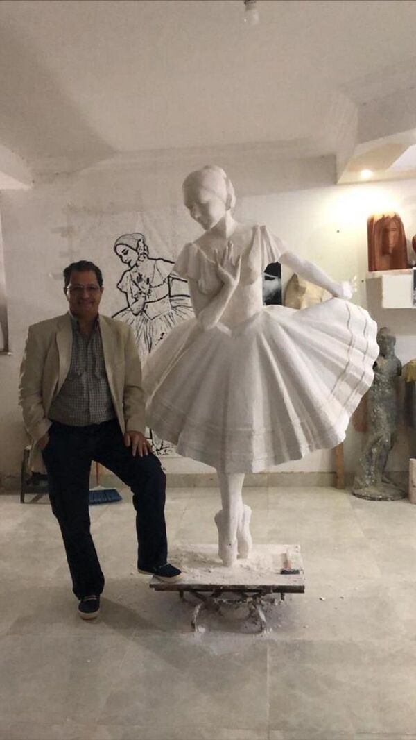 تمثال لراقصة روسية شهيرة يزين العاصمة المصرية... صور - سبوتنيك عربي