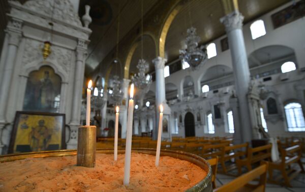 الكاتدرائية المريمية في مدينة دمشق القديمة الكاتدرائية المريمية في مدينة دمشق القديمة - سبوتنيك عربي