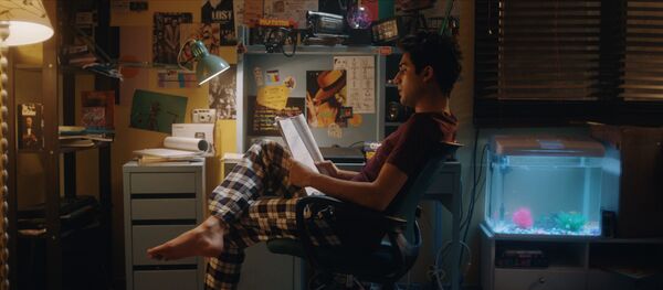 مشهد من الفيلم الروائي السعودي شمس المعارف - سبوتنيك عربي