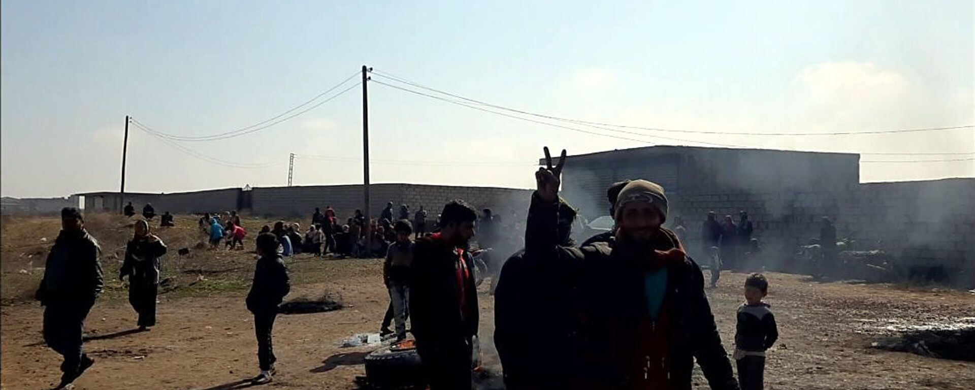 المزارع المحيطة بقاعدة لايف ستون الأمريكية بريف الغربي لمدينة الحسكة، سوريا - سبوتنيك عربي, 1920, 20.02.2020