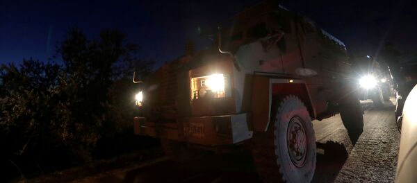 مركبات عسكرية تركية تدخل معبر باب الهوا على الحدود السورية التركية مركبات عسكرية تركية تدخل معبر باب الهوا على الحدود السورية التركية - سبوتنيك عربي