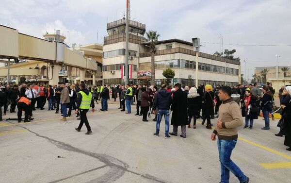 بدء الرحلات الداخلية - أول رحلة حلب - دمشق، سوريا 19 فبراير 2020 - سبوتنيك عربي