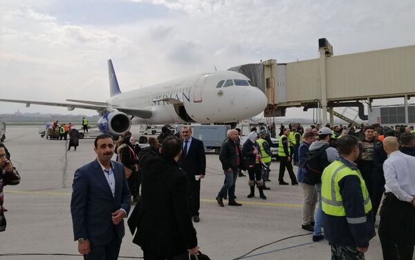 بدء الرحلات الداخلية - أول رحلة حلب - دمشق، سوريا 19 فبراير 2020 - سبوتنيك عربي