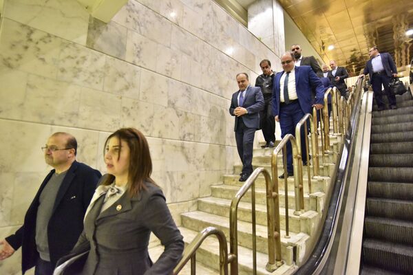 الحكومة السورية تجتمع بحلب.. الخليل: العاصمة الصناعية والتجارية ستحظى بحصة دعم كبيرة - سبوتنيك عربي