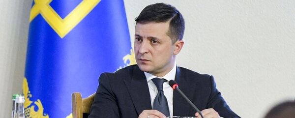 الرئيس الأوكراني فلاديمير زيلينسكي  - سبوتنيك عربي