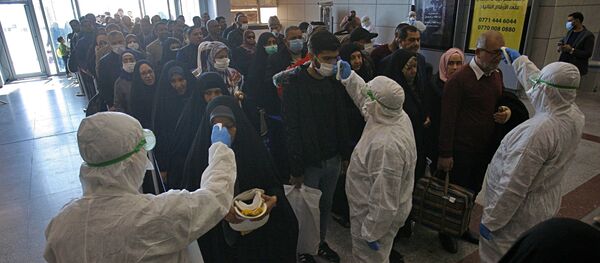 الكشف عن فيروس كورونا من الركاب في المطار - سبوتنيك عربي