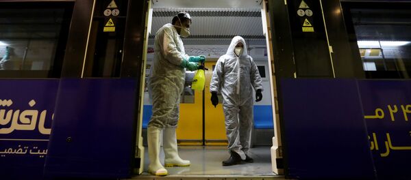 انتشار فيروس كورونا في مدينة طهران، إيران فبراير 2020 - سبوتنيك عربي