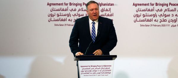 وزير الخارجية الأمريكي مايك بومبيو في الدوحة وزير الخارجية الأمريكي مايك بومبيو في الدوحة - سبوتنيك عربي