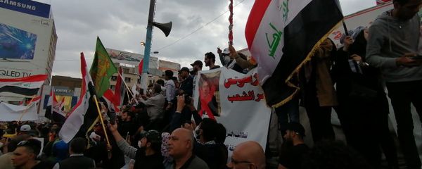 تظاهرات في العراق، الأحد الأول من مارس/آذار 2020 - سبوتنيك عربي