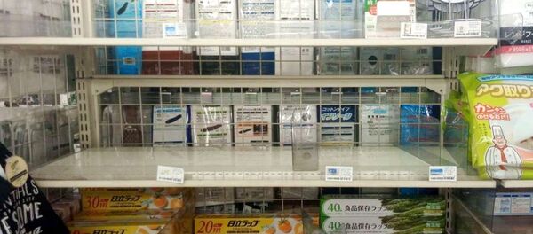 نقص السلع في اليابان بسبب فيروس كورونا  - سبوتنيك عربي