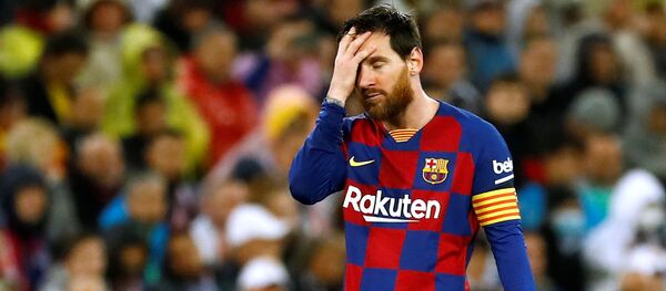 ميسي في مباراة الكلاسيكو - سبوتنيك عربي