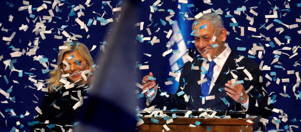 رئيس حكومة تسيير الأعمال الإسرائيلية بنيامين نتنياهو بعد فوز حزبه الليكود في انتخابات الكنيست الإسرائيلي - سبوتنيك عربي