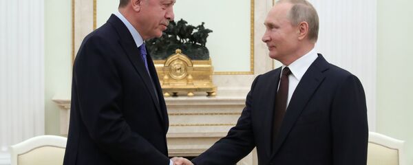 الرئيس الروسي فلاديمير بوتين ونظيره التركي رجب طيب أردوغان - سبوتنيك عربي