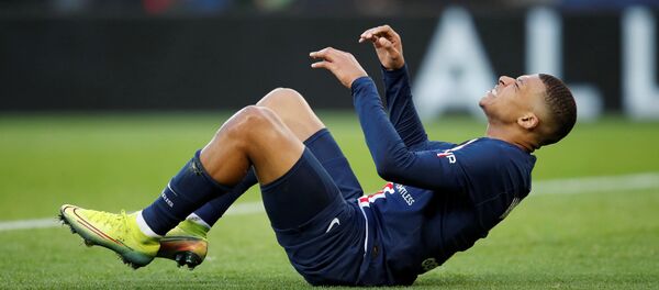 مهاجم المنتخب الفرنسي ونادي باريس سان جيرمان كليان مبابي - سبوتنيك عربي