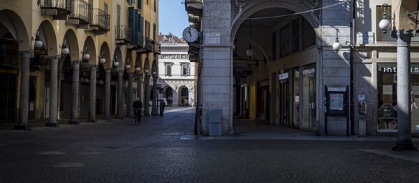 انتشار فيروس كورونا - نوفارا، إيطاليا 11 مارس 2020 - سبوتنيك عربي