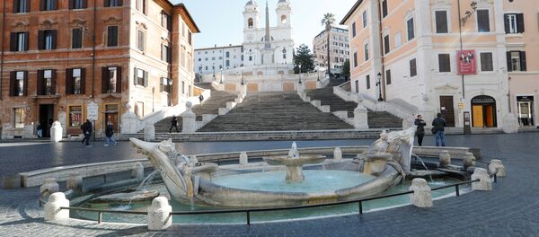 انتشار فيروس كورونا - روما، إيطاليا مارس 2020 - سبوتنيك عربي