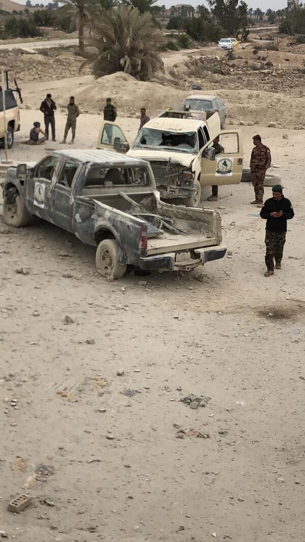 بالصور... دمار إثر قصف بـ33 صاروخا استهدف معسكر للقوات العراقية وبعثة التحالف - سبوتنيك عربي