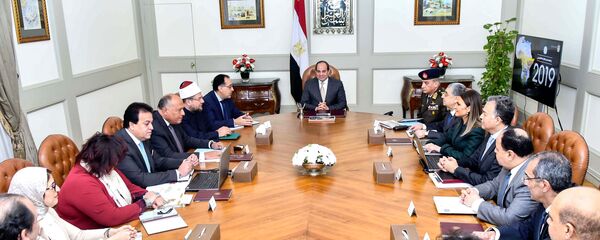 اجتماع الحكومة المصرية برئاسة الرئيس المصري عبد الفتاح السيسي - سبوتنيك عربي