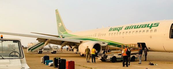 إخلاء طائرة عراقية في مطار بغداد - سبوتنيك عربي