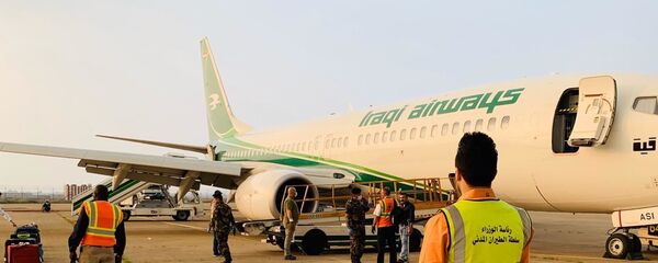 إخلاء طائرة عراقية في مطار بغداد إخلاء طائرة عراقية في مطار بغداد - سبوتنيك عربي