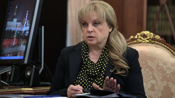 رئيسة لجنة الانتخابات المركزية الروسية، إيلا بامفيلوفا - سبوتنيك عربي