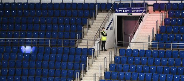 انتشار فيروس كورونا في روسيا - ملعب دينامو خالي من الجمهور في موسكو، ١٢ مارس ٢٠٢٠ انتشار فيروس كورونا في روسيا - ملعب دينامو خالي من الجمهور في موسكو، ١٢ مارس ٢٠٢٠ - سبوتنيك عربي