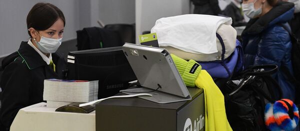 انتشار فيروس كورونا في روسيا - الاجراءات الاحترازية ضد انتشار الفيروس في نوفوسيبيرسك، روسيا ١٩ مارس ٢٠٢٠ - سبوتنيك عربي