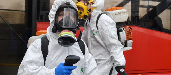 انتشار فيروس كورونا في روسيا - الاجراءات الاحترازية ضد انتشار الفيروس في سان بطرسبورغ، روسيا ١٩ مارس ٢٠٢٠ - سبوتنيك عربي