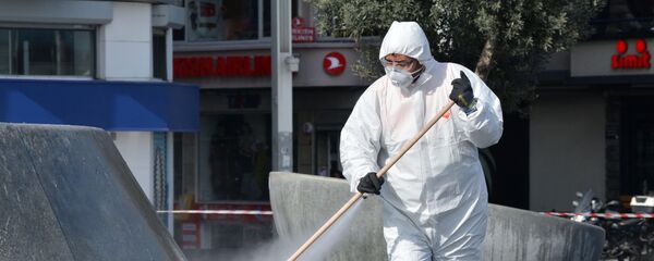  انتشار فيروس كورونا في تركيا - الاجراءات الاحترازية ضد انتشار الفيروس في اسطنبول، ١٨ مارس ٢٠٢٠ - سبوتنيك عربي