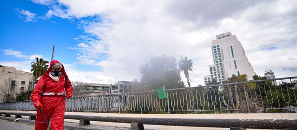  انتشار فيروس كورونا في سوريا - الاجراءات الاحترازية ضد انتشار الفيروس في سوريا، ١٩  مارس ٢٠٢٠ - سبوتنيك عربي