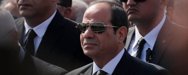 السيسي في جنازة الرئيس الراحل حسني مبارك - سبوتنيك عربي