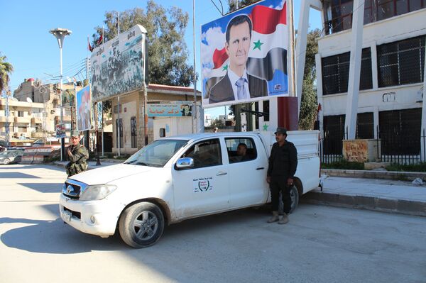 سوريا تنشر كواشف حرارية في محيط مناطق السيطرة الأمريكية والتركية بالحسكة... صور وفيديو سوريا تنشر كواشف حرارية في محيط مناطق السيطرة الأمريكية والتركية بالحسكة... صور وفيديو - سبوتنيك عربي