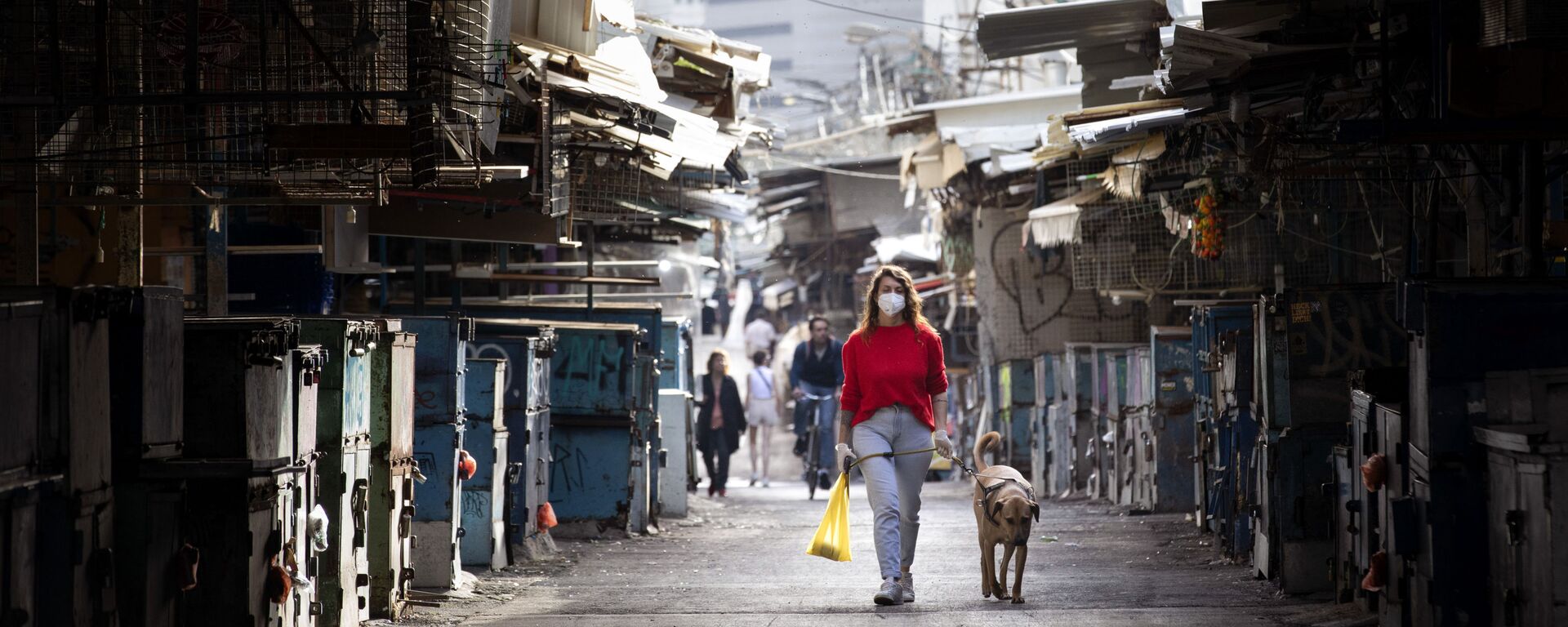 الحجر الصحي في تل-أبيب، انتشار فيروس كورونا في إسرائيل، مارس 2020  - سبوتنيك عربي, 1920, 06.01.2026