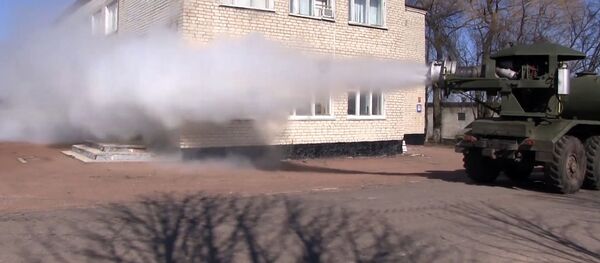 الجيش الروسي - التحقق من جاهزية قوات الوقاية في جمهورية تشيليابينسك الروسية خلال التتدرب على مكافحة الفيروسات (كورونا)، روسيا - سبوتنيك عربي