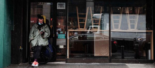 شوارع مدينة نيويورك الخالية أثناء وضع حالة الطوارئ على خلفية تفشي كورونا في البلاد، 31 مارس 2020 شوارع مدينة نيويورك الخالية أثناء وضع حالة الطوارئ على خلفية تفشي كورونا في البلاد، 31 مارس 2020 - سبوتنيك عربي