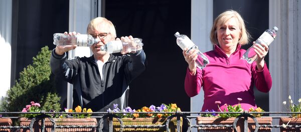 الرياضة عن بعد، في ظل انتشار فيروس كورونا في ألمانيا، مارس 2020 الرياضة عن بعد، في ظل انتشار فيروس كورونا في ألمانيا، مارس 2020 - سبوتنيك عربي