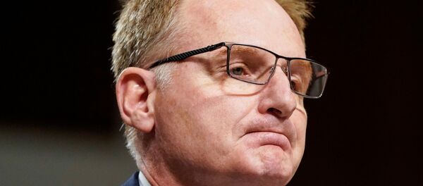 وزير البحرية الأمريكية المستقيل  توماس مودلي 7 أبريل/نيسان 2020  - سبوتنيك عربي