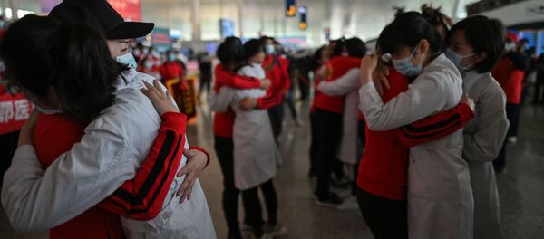 عودة الحياة إلى طبيعتها في مدينة ووهان، مركز تفشي فيروس كورونا، الصين أبريل 2020 - سبوتنيك عربي