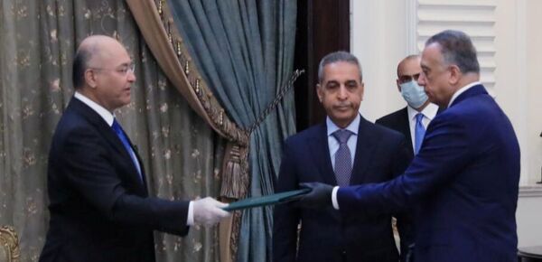 رئيس الوزراء العراقي مصطفى الكاظمي، 9 أبريل 2020 - سبوتنيك عربي