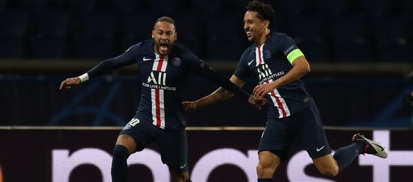 نيمار يحتفل بهدفه نيمار يحتفل بهدفه - سبوتنيك عربي