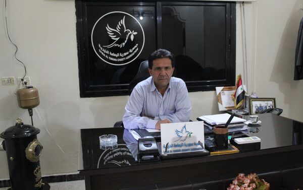 رئيس مجلس إدارة جمعية سورية اليمامة الخيرية سعيد الخضر  - سبوتنيك عربي