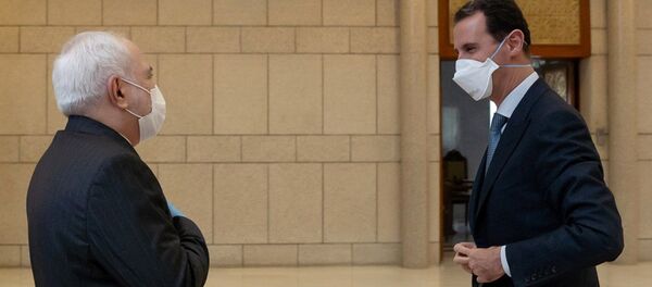 الرئيس الأسد يستقبل محمد جواد ظريف وزير خارجية الجمهورية الإسلامية الإيرانية - سبوتنيك عربي