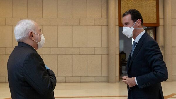 الرئيس الأسد يستقبل محمد جواد ظريف وزير خارجية الجمهورية الإسلامية الإيرانية - سبوتنيك عربي