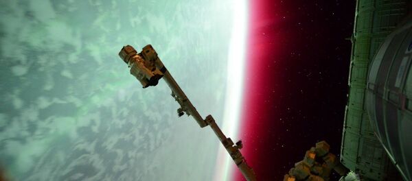 أضواء القطب الشمالي من محطة الفضاء الدولية أضواء القطب الشمالي من محطة الفضاء الدولية - سبوتنيك عربي