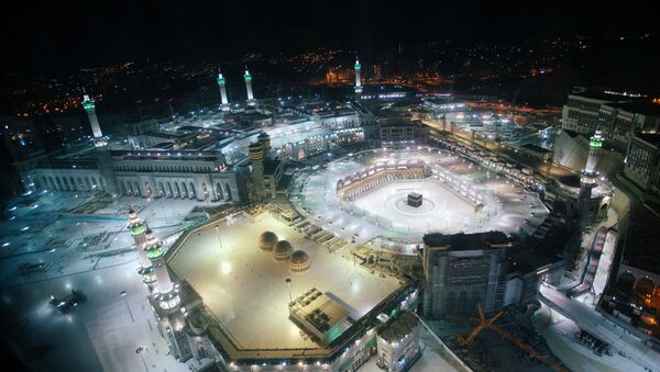 منظر جوي لمسجد الحرم الشريف في مكة، شهر رمضان، المملكة العربية السعودية 24 أبريل 2020 - سبوتنيك عربي
