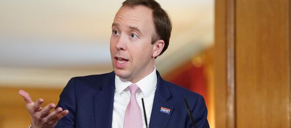 وزير الصحة البريطاني مات هانكوك - سبوتنيك عربي