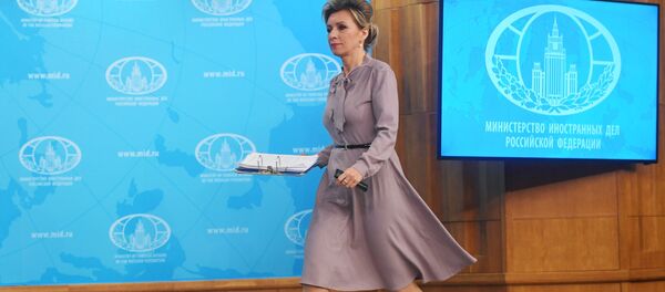 ماريا زاخاروفا، المتحدثة الرسمية باسم وزارة الخارجية الروسية، موسكو 8  نوفمبر 2019 - سبوتنيك عربي