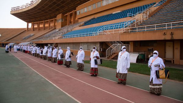 التباعد الاجتماعي بسبب انتشار الفيروس كورونا، النيجر أبريل 2020 التباعد الاجتماعي بسبب انتشار الفيروس كورونا، النيجر أبريل 2020 - سبوتنيك عربي