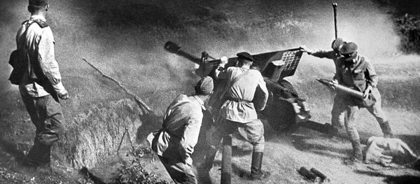 صور من أرشيف الحرب الوطنية العظمى (1941 - 1945) - المدفعية تطلق النار على العدو، شمال القوقاز - سبوتنيك عربي