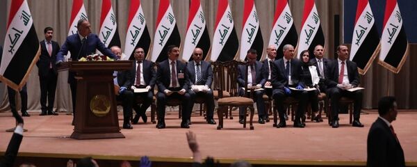 الحكومة العراقية الجديدة برئاسة مصطفى الكاظمي الحكومة العراقية الجديدة برئاسة مصطفى الكاظمي - سبوتنيك عربي